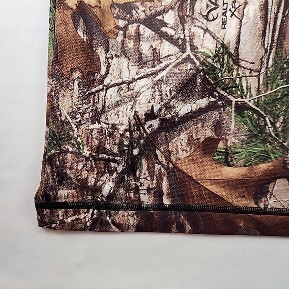 Real Tree Camo Camouflage XXL Jockey Light Layer 365 Short Sleeve Shirt Top - Picture 8 of 9